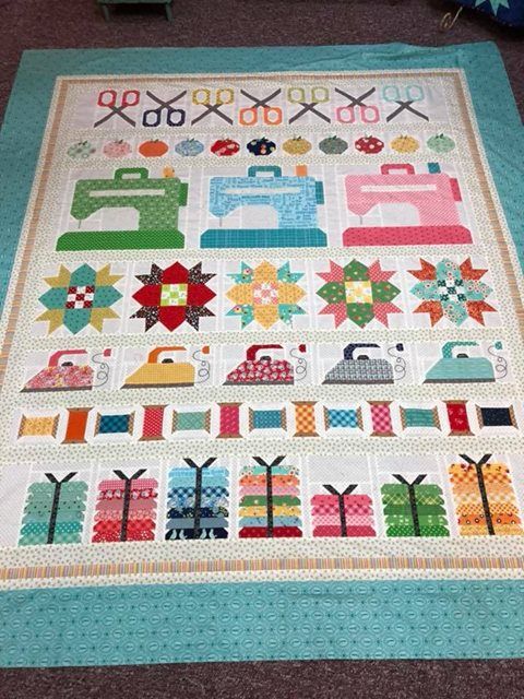 Sewing Machine CLA1910424Q Quilt Blanket