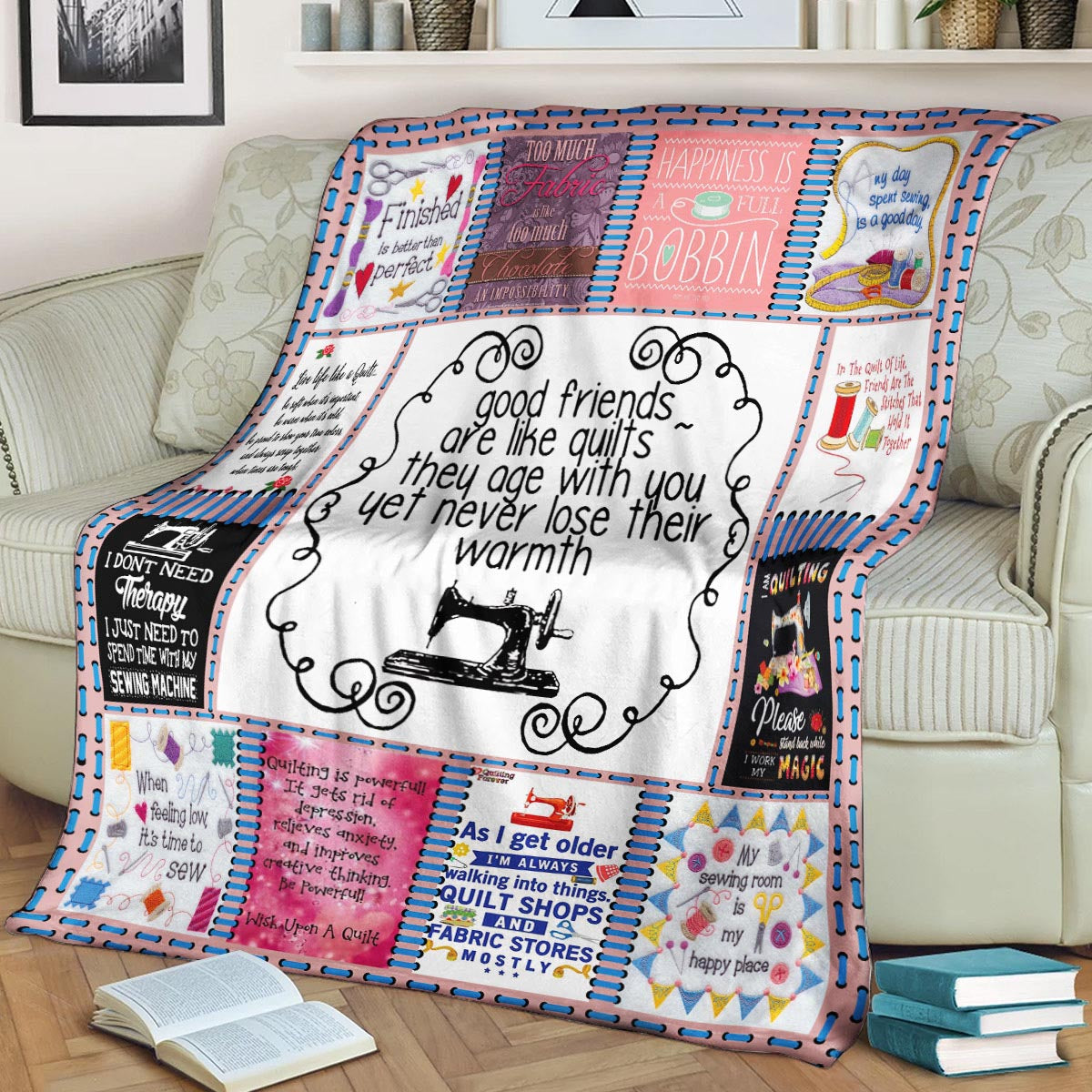 Sewing CLP270857 Sherpa Fleece Blanket