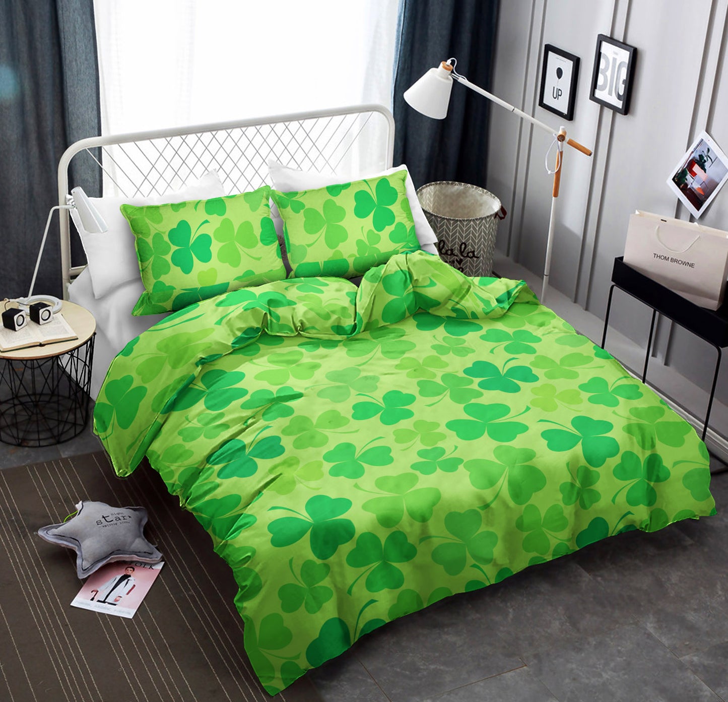 Shamrock St Patricks Day CL12100562MDB Bedding Sets