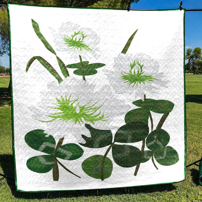 Shamrocks CLM2011829 Quilt Blanket