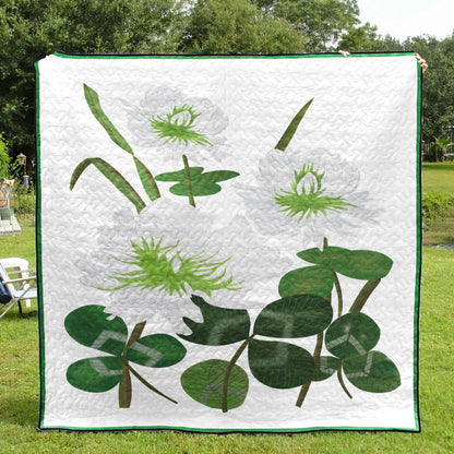 Shamrocks CLM2011829 Quilt Blanket