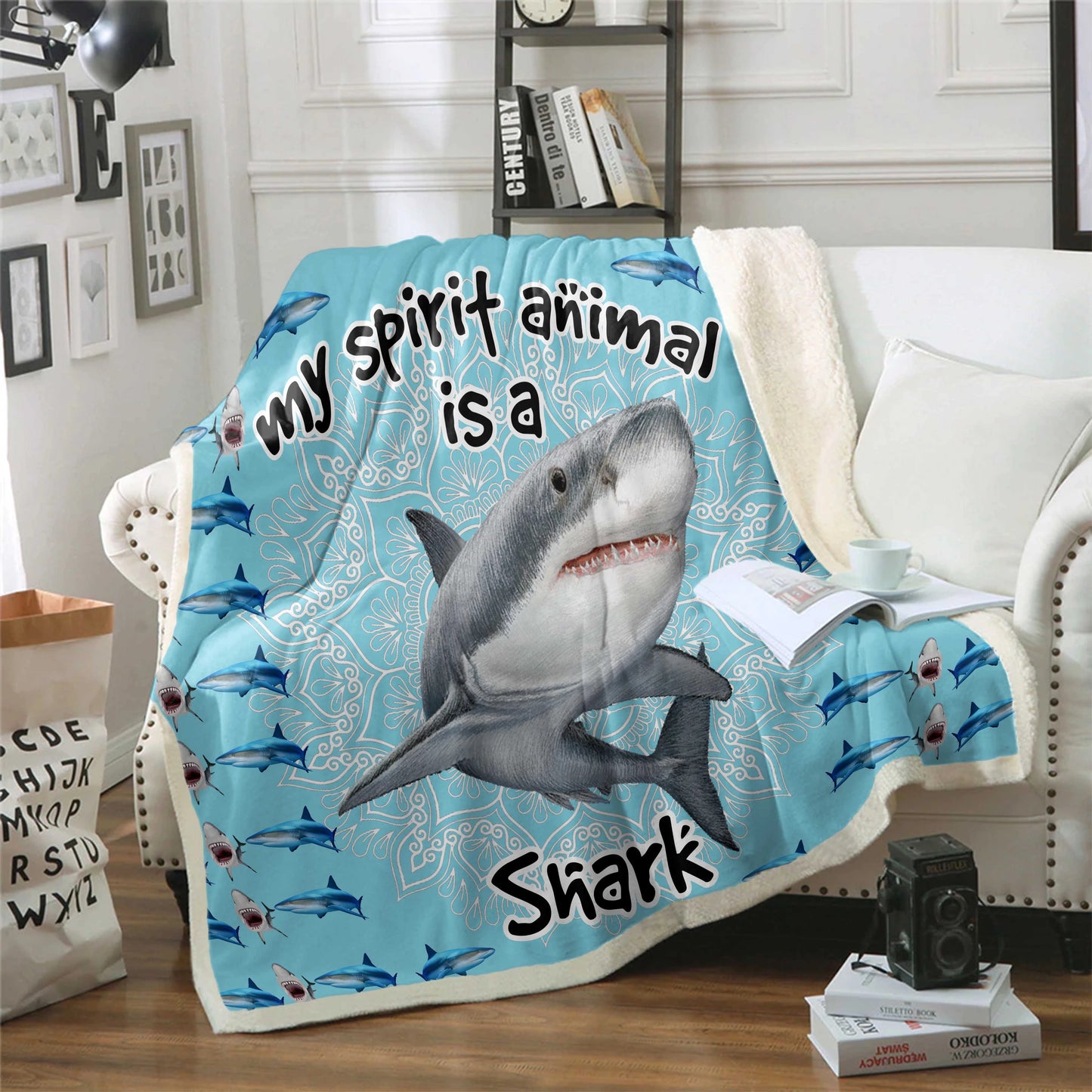 Shark CLA0910054F Sherpa Fleece Blanket