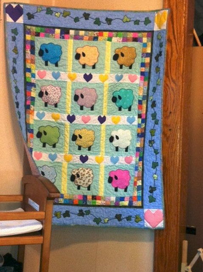 Sheep CLA0611695Q Quilt Blanket