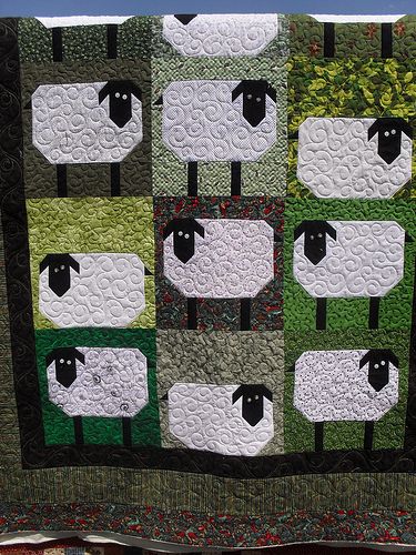 Sheep CLA0810425Q Quilt Blanket