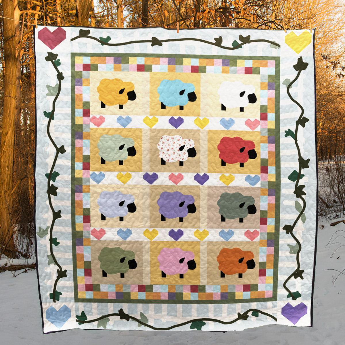 Baby Sheep PK280503 Quilt Blanket