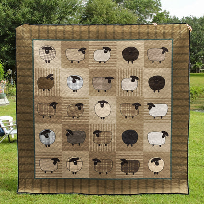 Sheep CLM0511548 Quilt Blanket