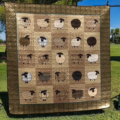 Sheep CLM0511548 Quilt Blanket