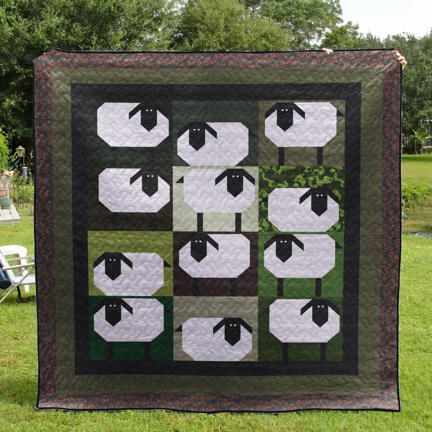 Sheep CLA190688 Quilt Blanket