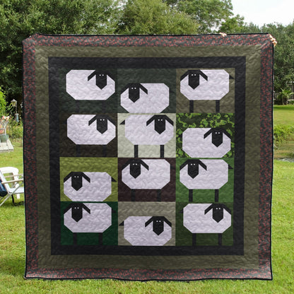 Sheep CLA190688 Quilt Blanket