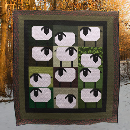 Sheep CLA190688 Quilt Blanket