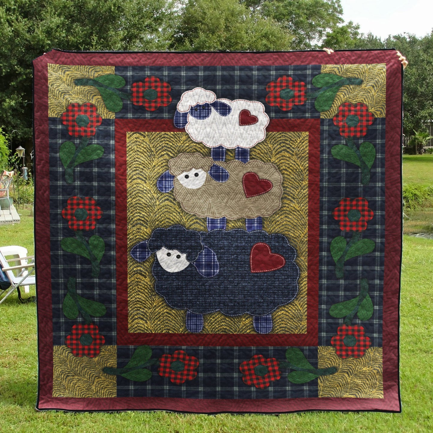 Sheep CLM0511550 Quilt Blanket