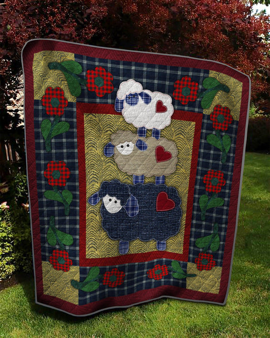 Sheep TD14110049 Quilt Blanket