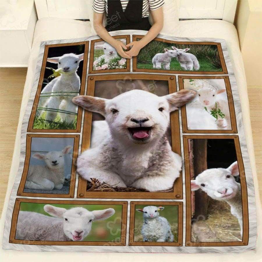 Sheep Baby CL05100474MDF Sherpa Fleece Blanket