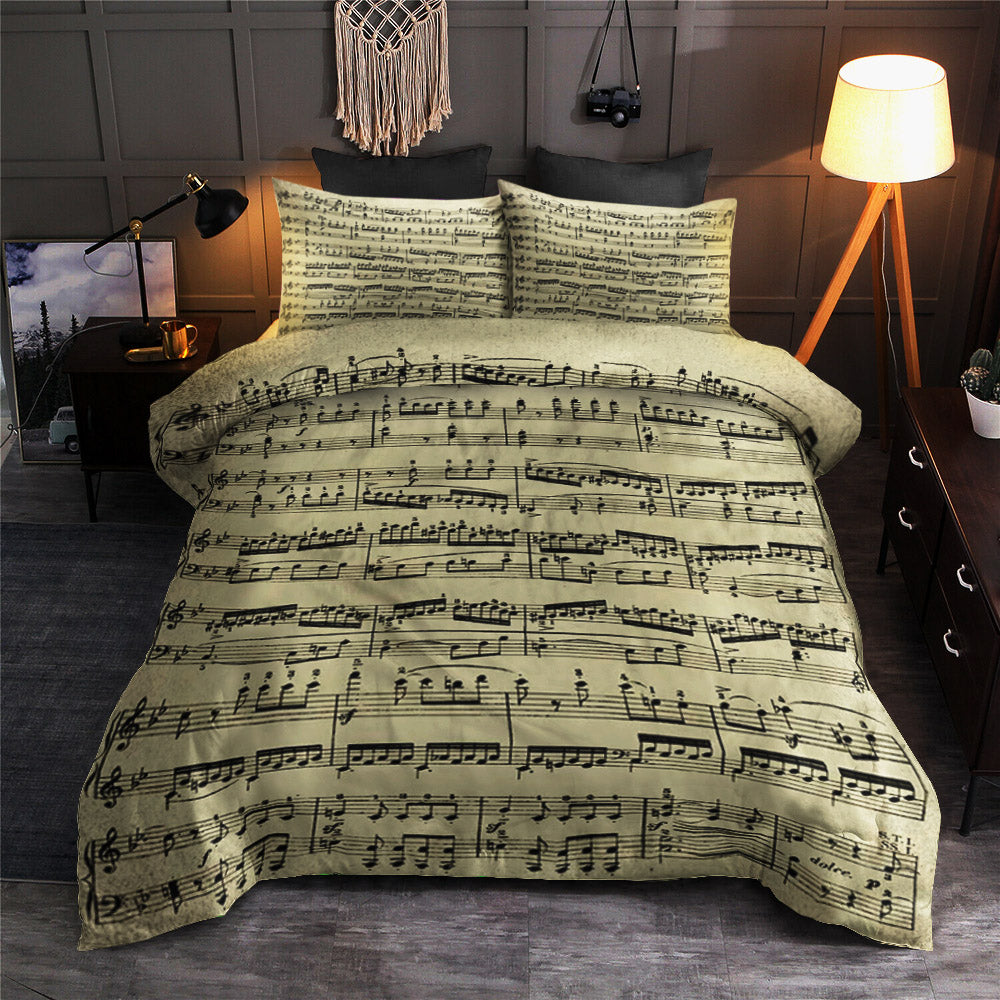 Sheet Music Bedding Black CLA22100840B Bedding Sets