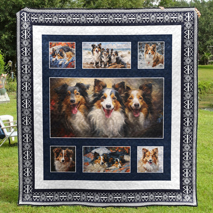 Shetland Sheepdog CL12110165MDQ Art Quilt