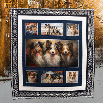 Shetland Sheepdog CL12110165MDQ Art Quilt