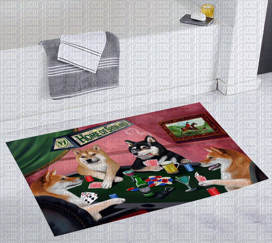 Shiba Inu CL20111582MDD Non-slip Door mats