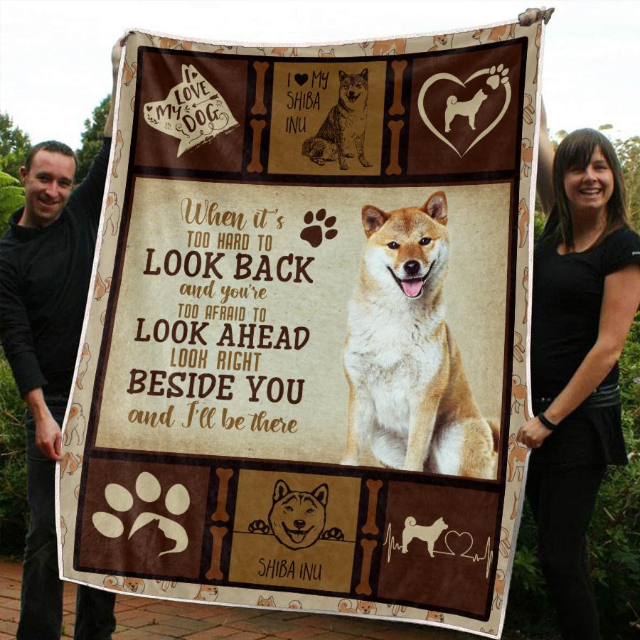 Shiba Inu CLM3110231S Sherpa Fleece Blanket