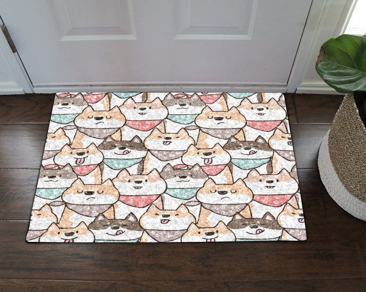 Shiba Inu NT190986D Non-slip Door mats