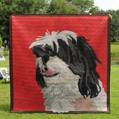 Shih Tzu CLM0711411 Quilt Blanket