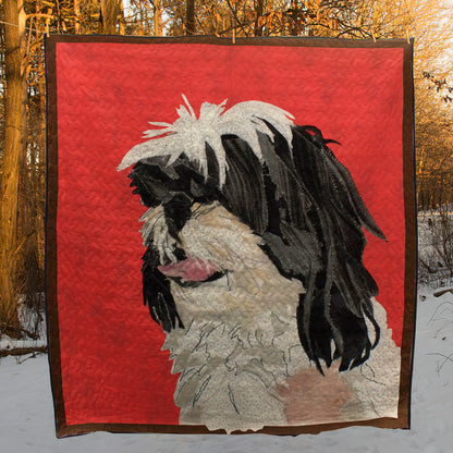 Shih Tzu CLM0711411 Quilt Blanket