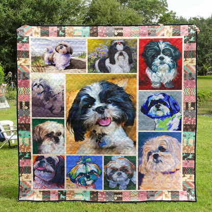 Shih Tzu YH3010694 Quilt Blanket