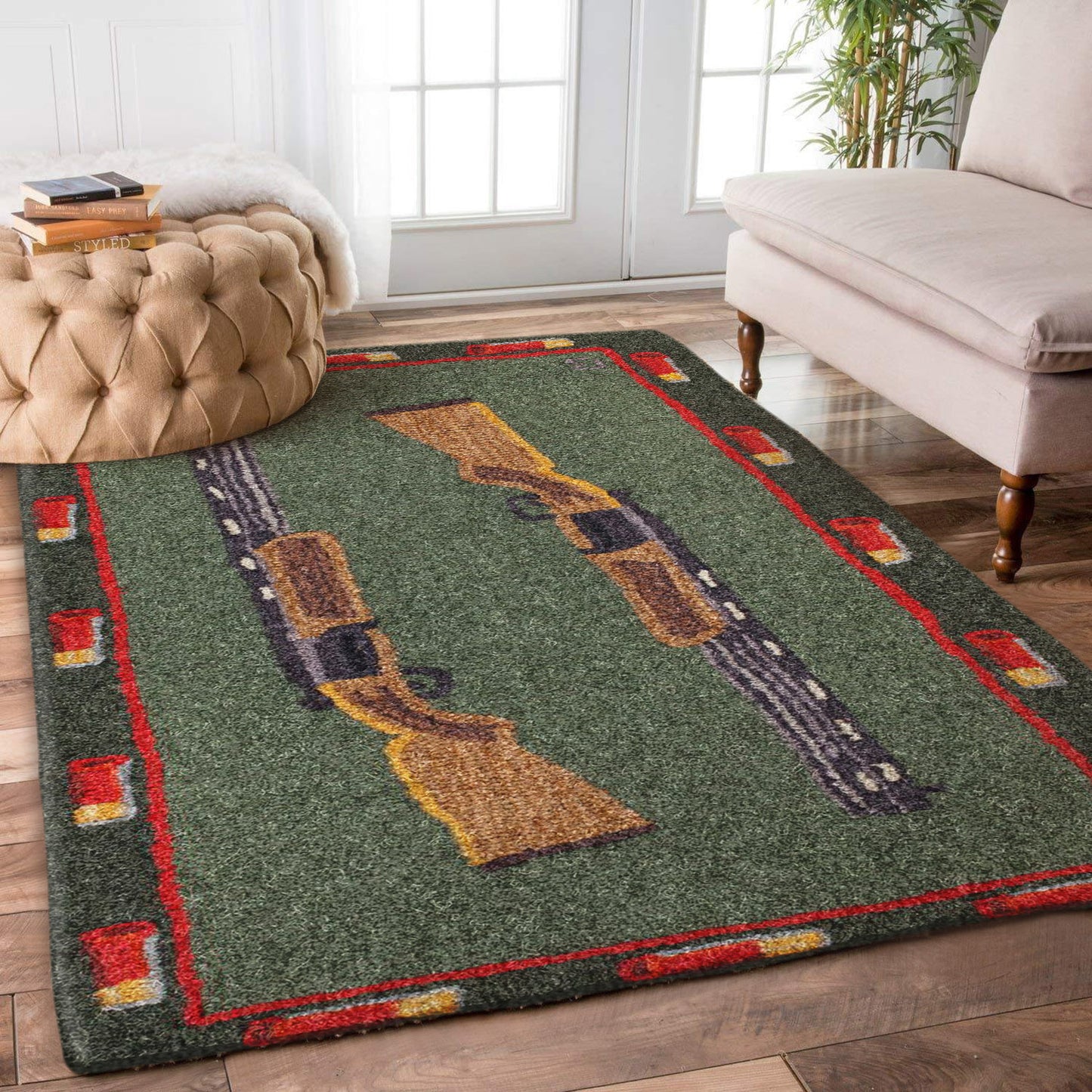 Shot Guns Hooked Wool Accent NT2510310R Rug