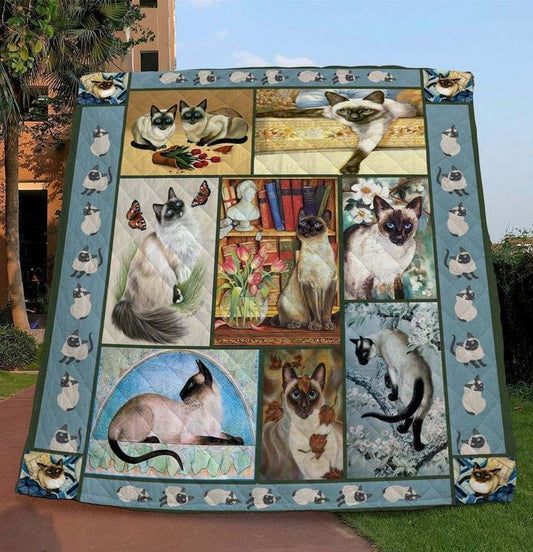 Siamese Cat PKD200699 Quilt Blanket