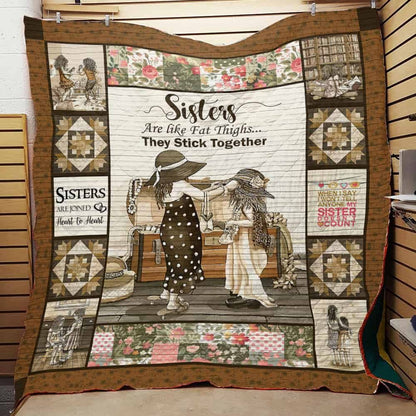 Sisters CLA1610667Q Quilt Blanket