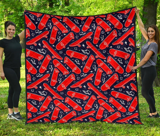 Skateboard CL12100603MDQ Quilt Blanket