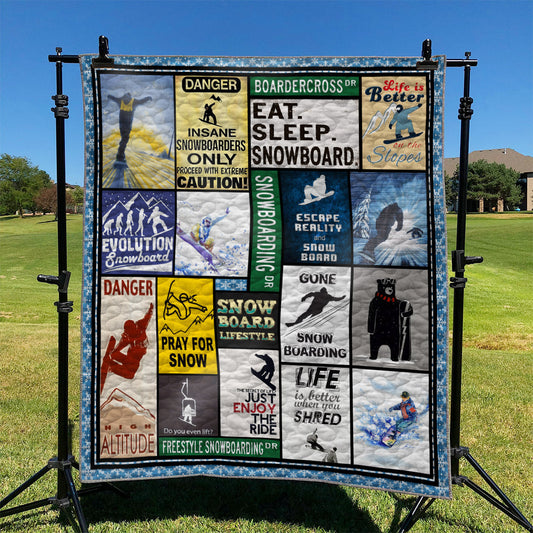 Skiing YH3010697 Quilt Blanket