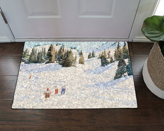 Skiing Mountain DV05100135D Non-slip Door mats