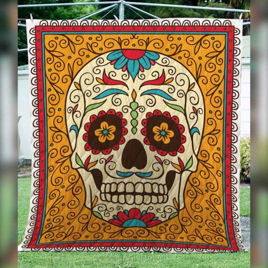 Skull CLM1510111 Quilt Blanket