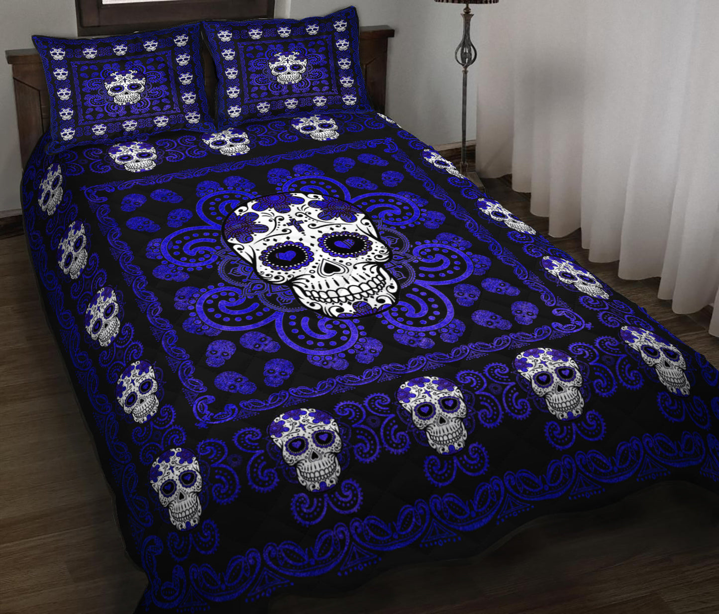 Skull Quilt Bedding Set HN130906M