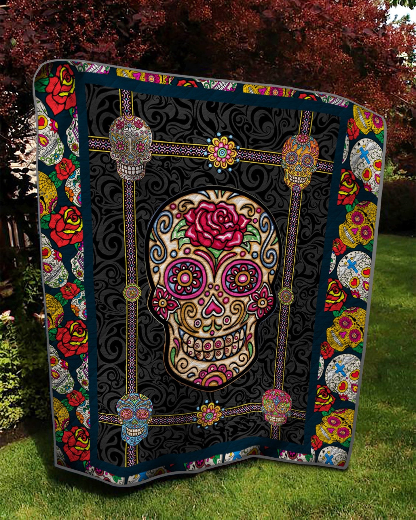 Skull TD21110486 Quilt Blanket