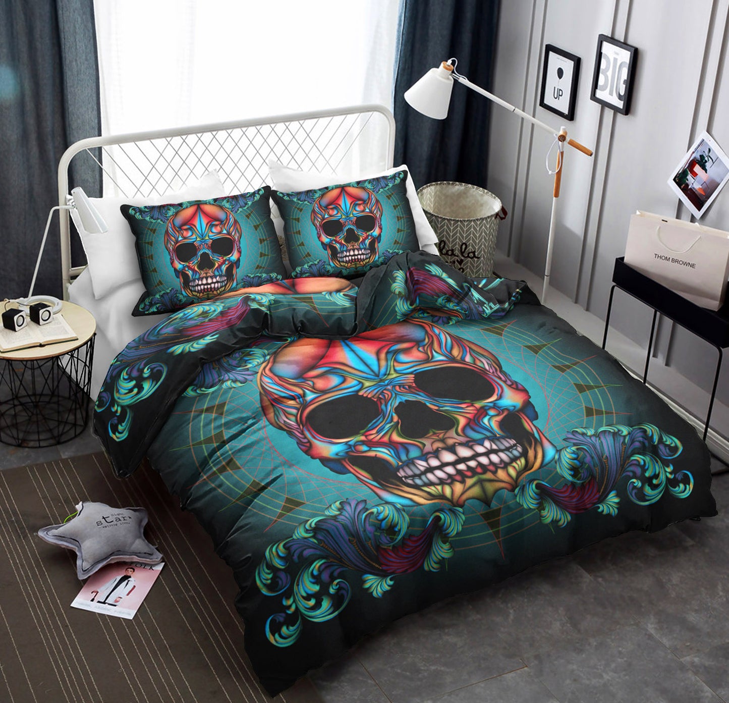 Skull BT030955B Bedding Sets