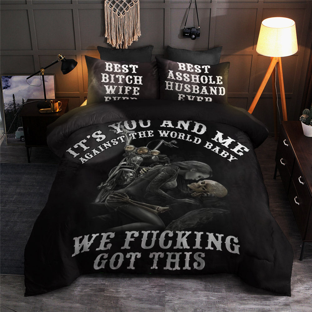 Skull Couple CLA19101631B Bedding Sets