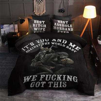 Skull Couple CLA19101631B Bedding Sets