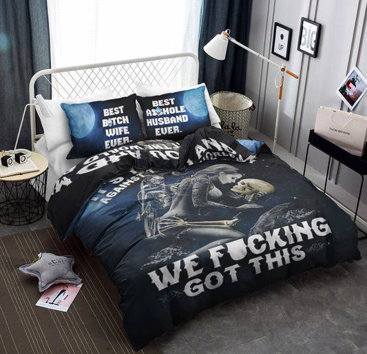 Skull Couple CLA19101686B Bedding Sets