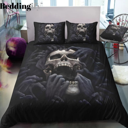 Skull Death CLH1410325B Bedding Sets