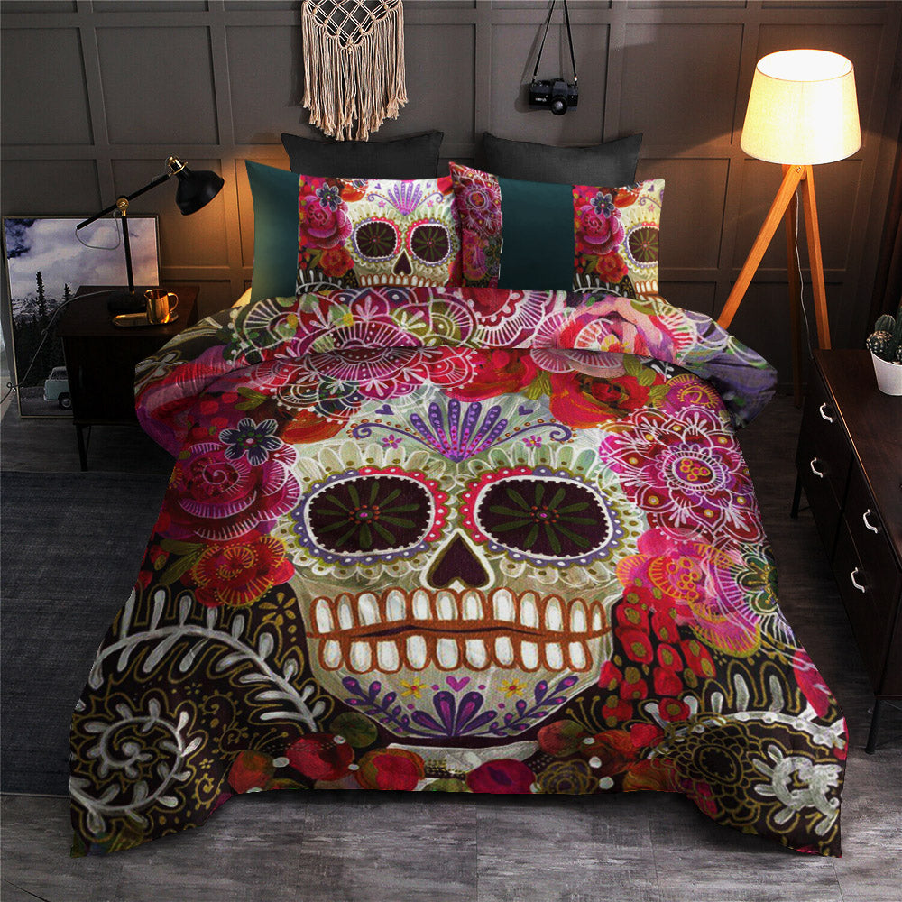 Skull Floral HM300724B Bedding Sets