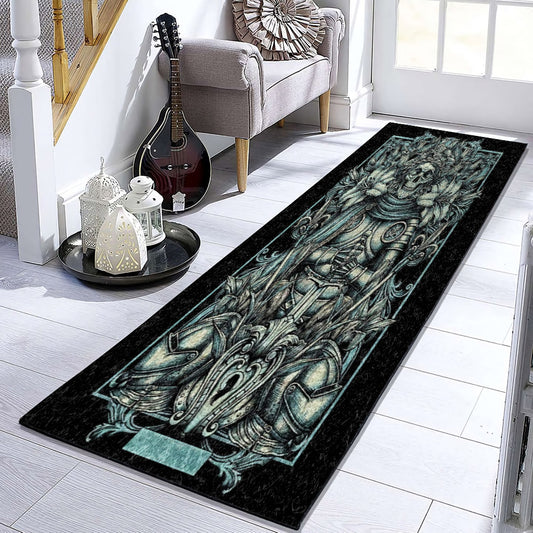 Skull Knight DV081081RU Runner Rug