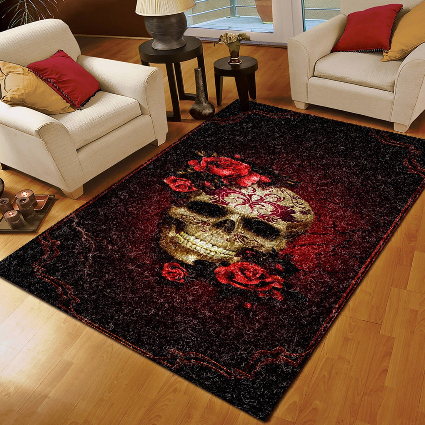 Skull TN090889M Rug