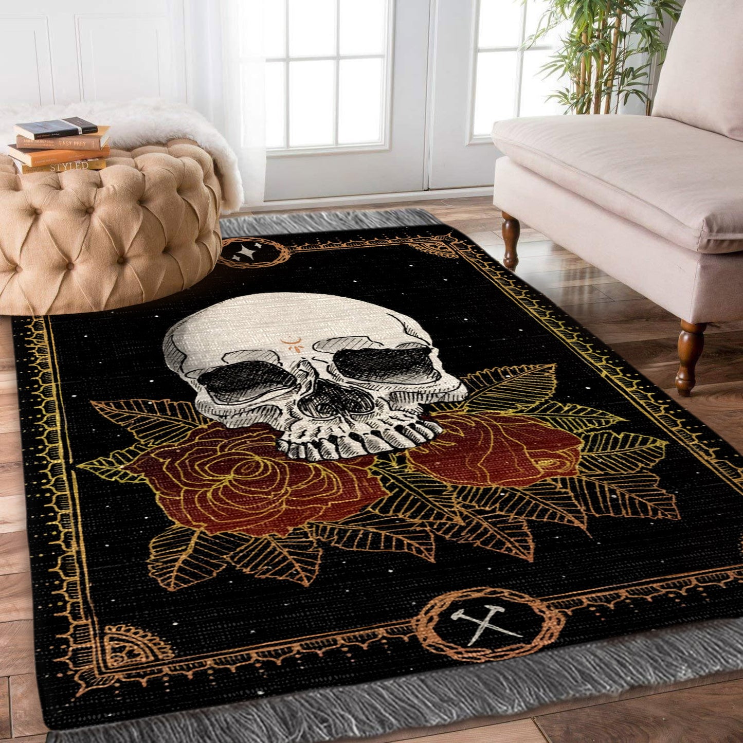 Skull TN2309072F Decorative Floor-cloth