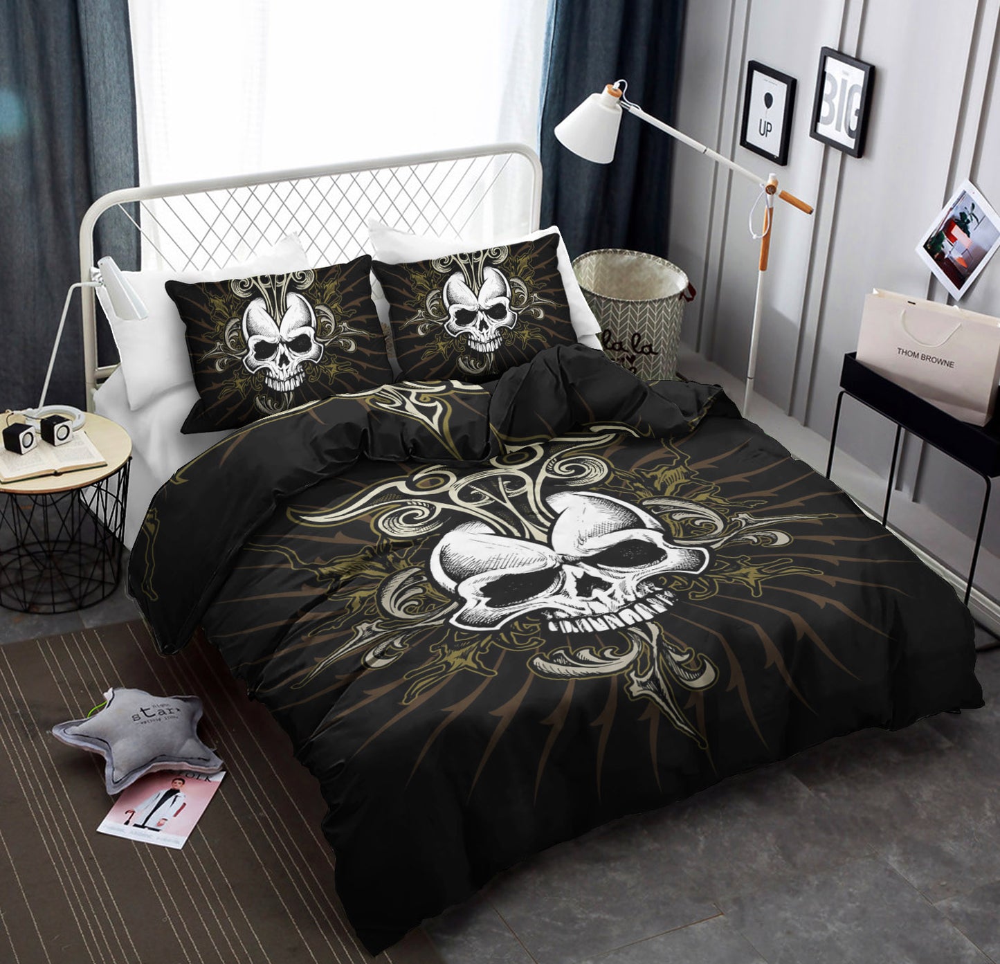 Skull TN290744B Bedding Sets