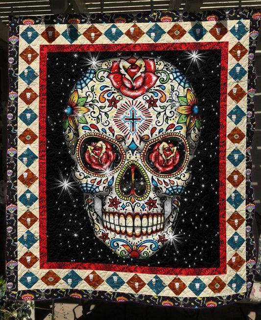 Skulls CLA2910460Q Quilt Blanket