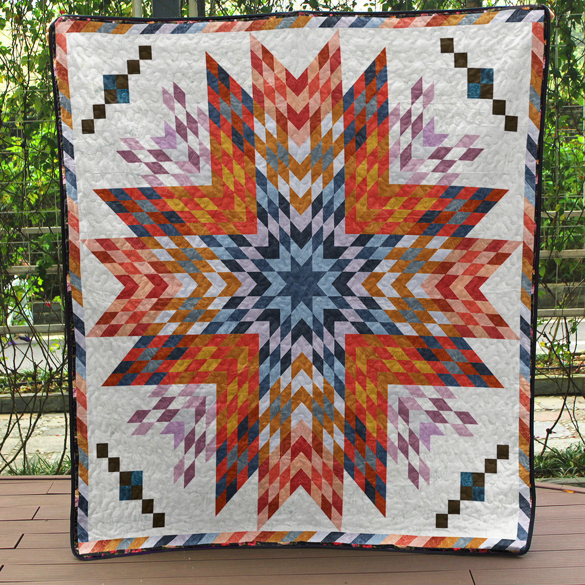 Sky Star Native American Quilt Blanket HN280505M