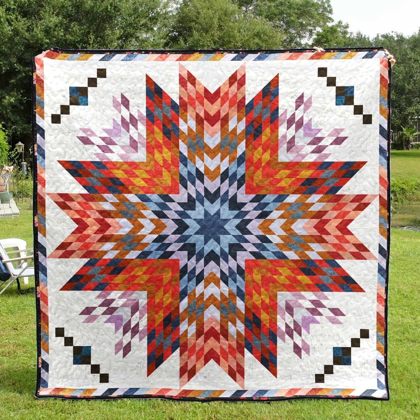 Sky Star Native American Quilt Blanket HN280505M