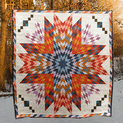 Sky Star Native American Quilt Blanket HN280505M