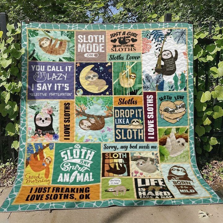 Sloth D010779 Quilt Blanket